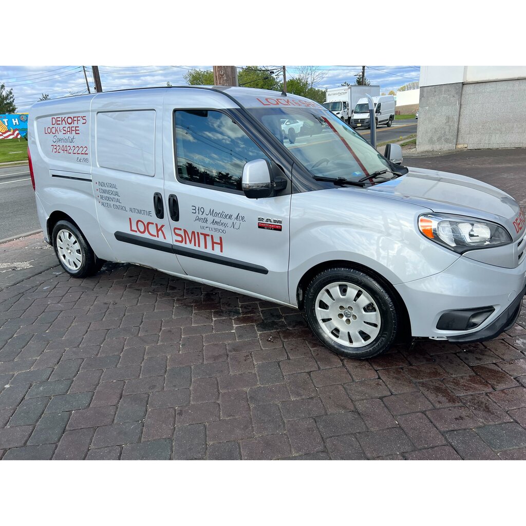 Locks installation, repair, opening Dekoff's Perth Amboy Lock Co, State of New Jersey, photo