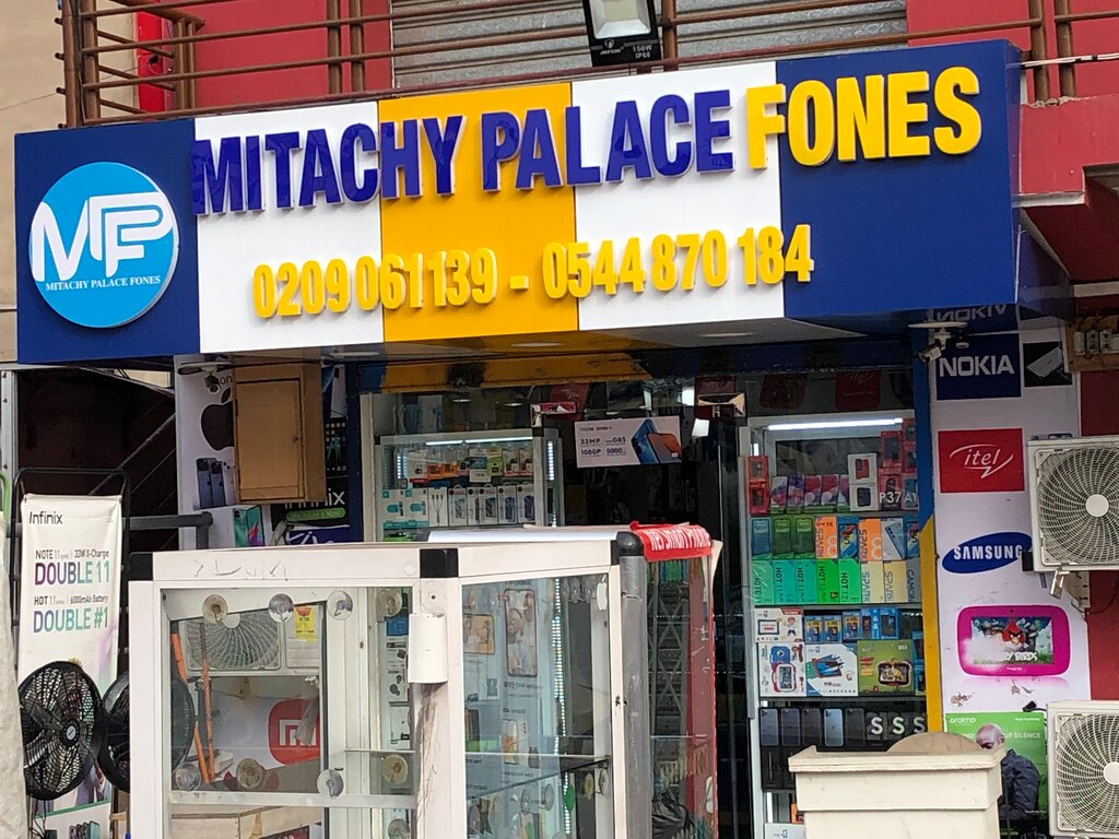 Mobile phone store Mitachy Palace Fones, Accra, photo