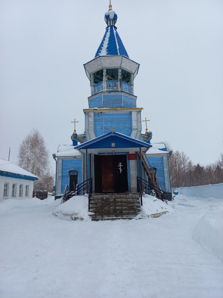 Orthodox church Tserkov Ikony Bozhiyey Materi Kazanskaya V Sovetskom, Altai Krai, photo