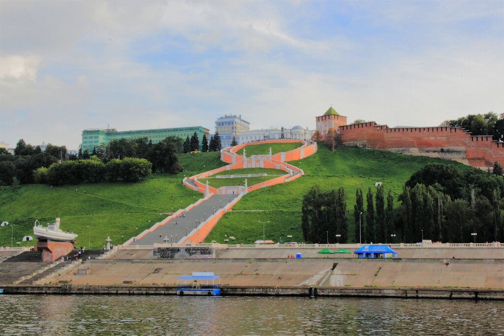 Көрікті жер Чкаловская лестница, Нижний Новгород, фото