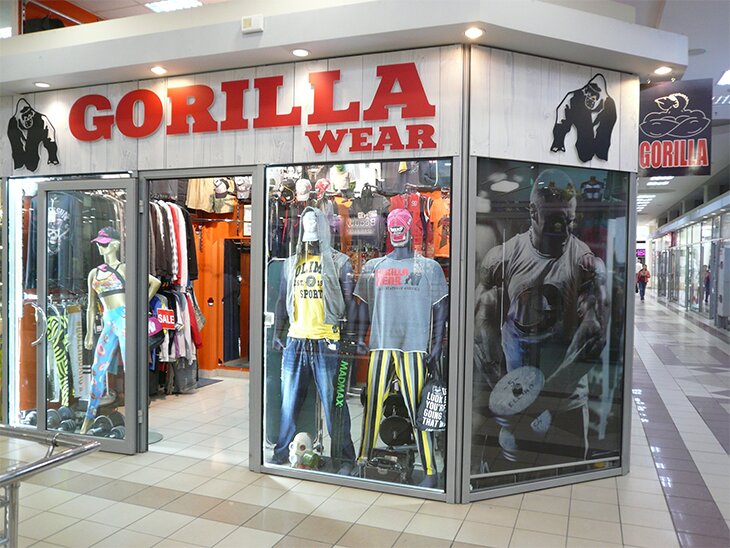 Clothing store Gorilla Wear, Saint Petersburg, photo