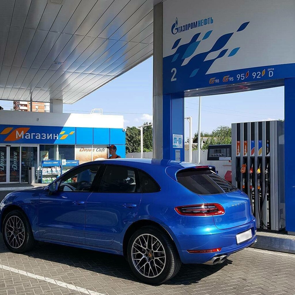 Gas station Gazpromneft, Krasnoyarsk, photo