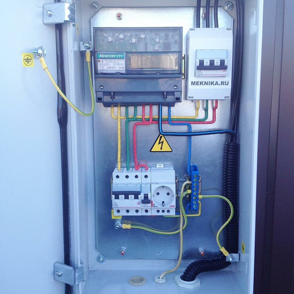 Вру на столбе для частного дома