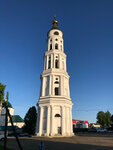 Колокольня Троицко-Знаменской церкви (Советская площадь, 8, посёлок Лежнево), достопримечательность в Ивановской области