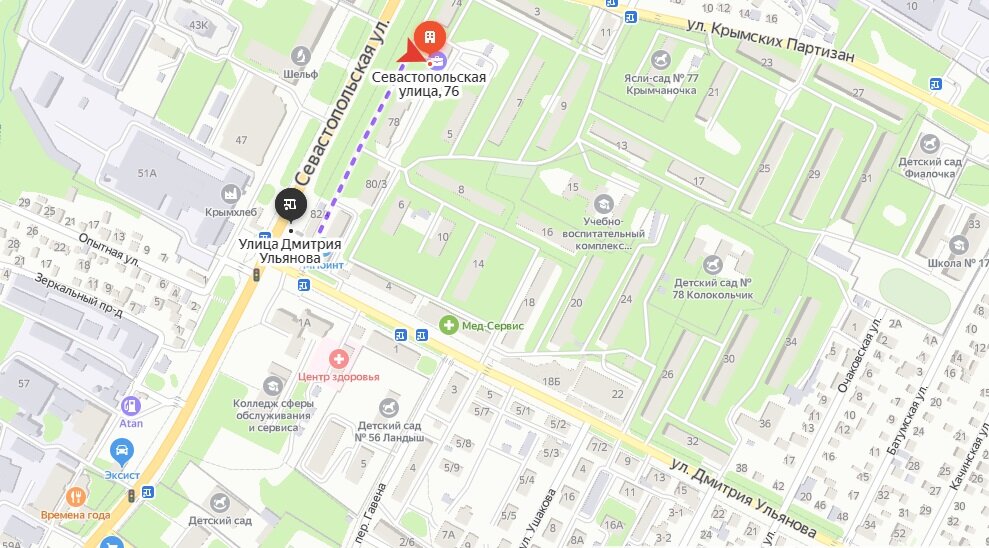 Карта симферополя панорама улиц