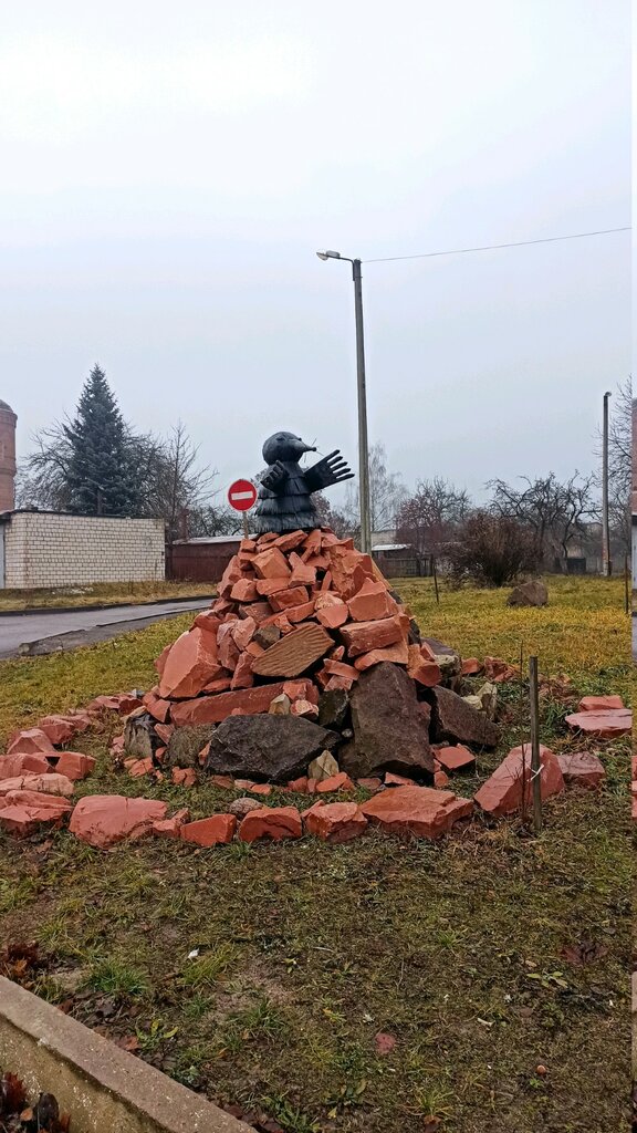 Жанровая скульптура Крот, Гомельская область, фото