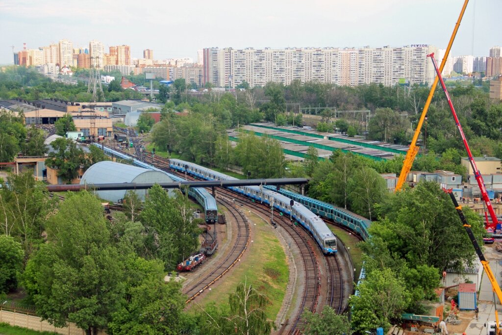 Темір жолдарды басқару және қызмет көрсету Электродепо Новогиреево, Мәскеу, фото