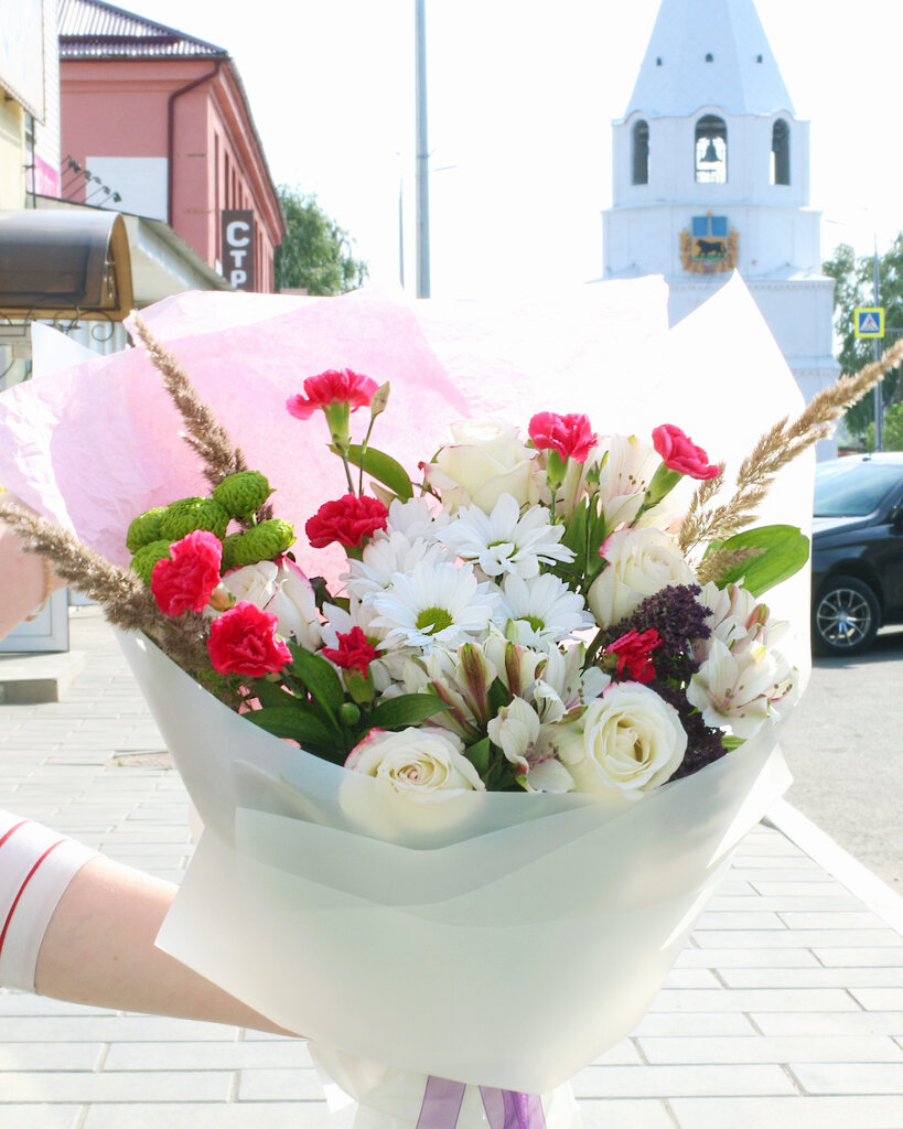 Flowers and bouquets delivery Pink Roses, Syzran, photo