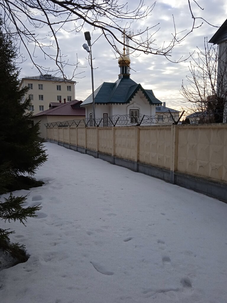 Chapel, memorial cross Chapel of Mercury Smolensky at the 25th Special Forces Unit, Smolensk, photo