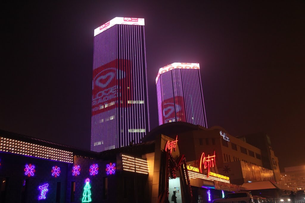 Outdoor advertising Grand Systems, Almaty, photo