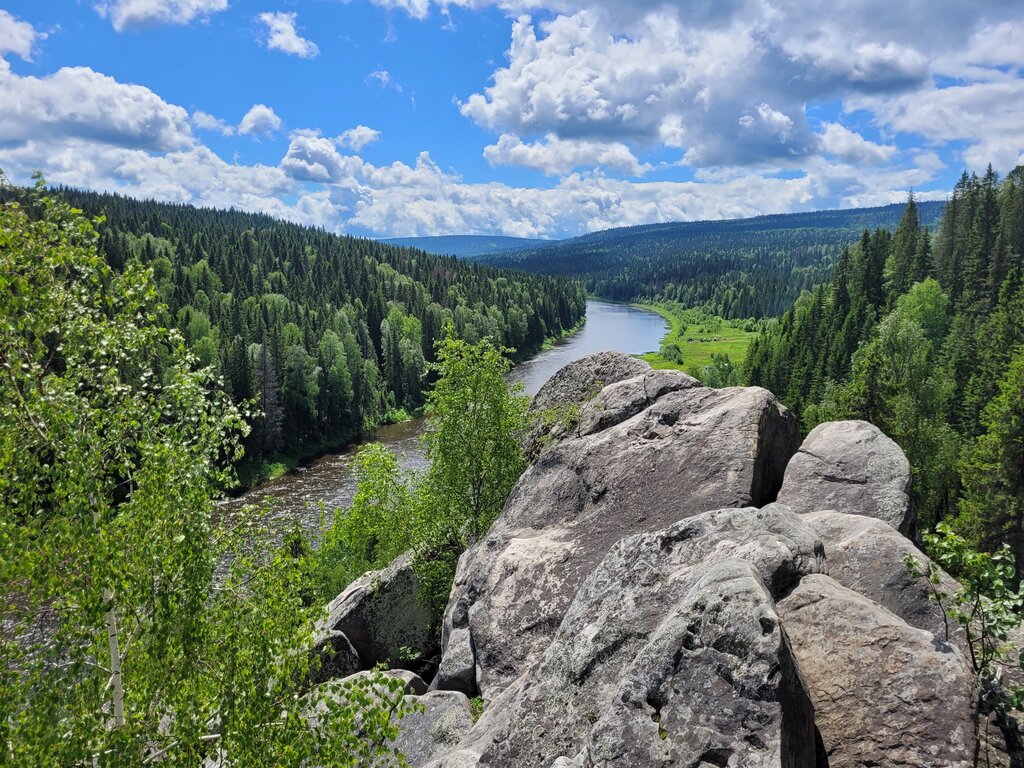 Горная вершина Шумихинские скалы, Пермский край, фото