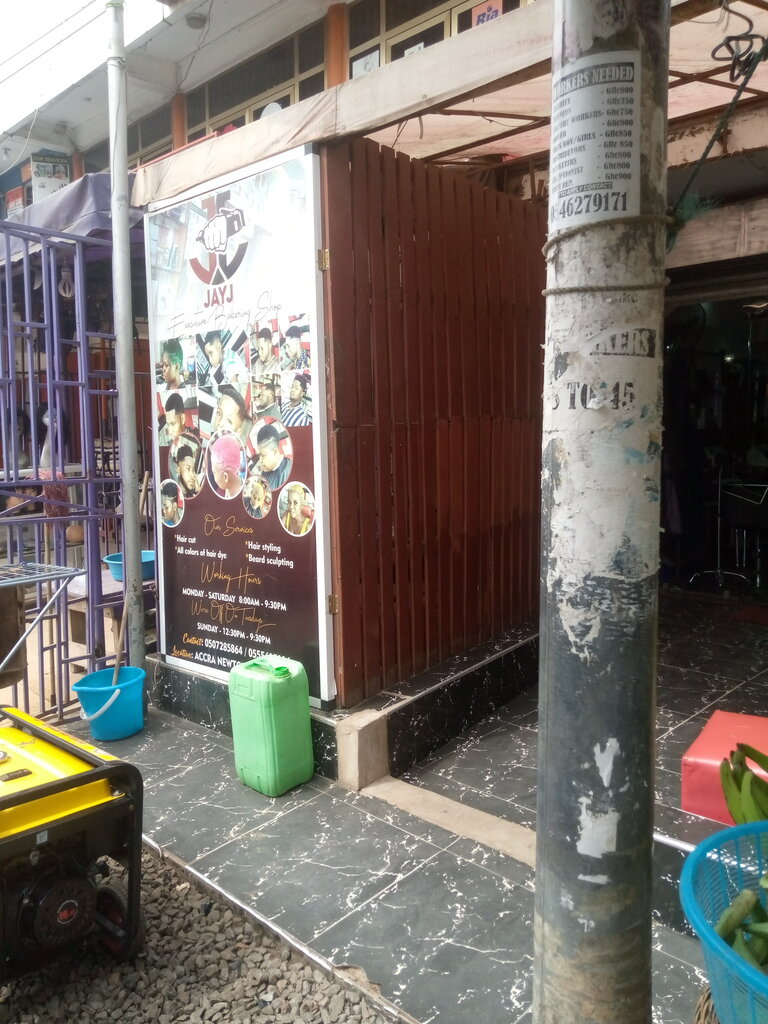 Barber shop JayJ, Accra, photo
