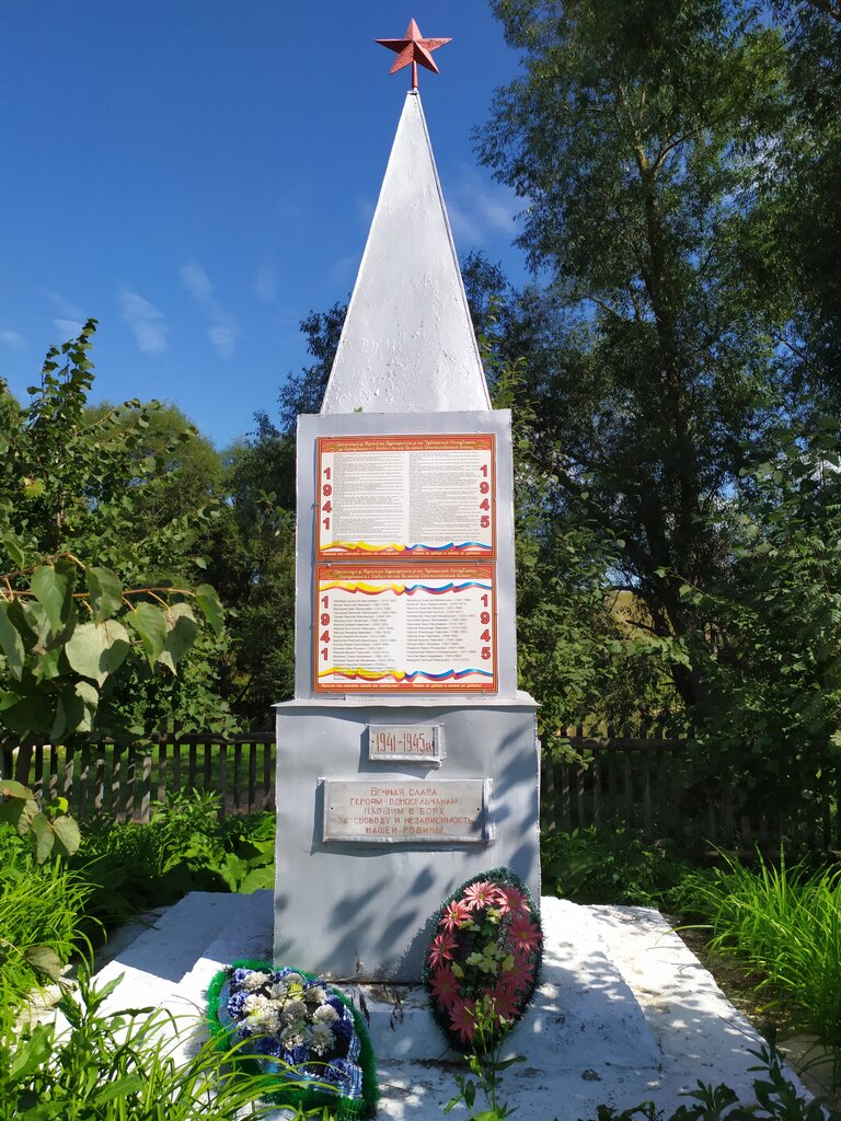 Monument, memorial Обелиск воинам-землякам, погибшим в Великой Отечественной войне 1941-1945 гг., Chuvash Republic, photo