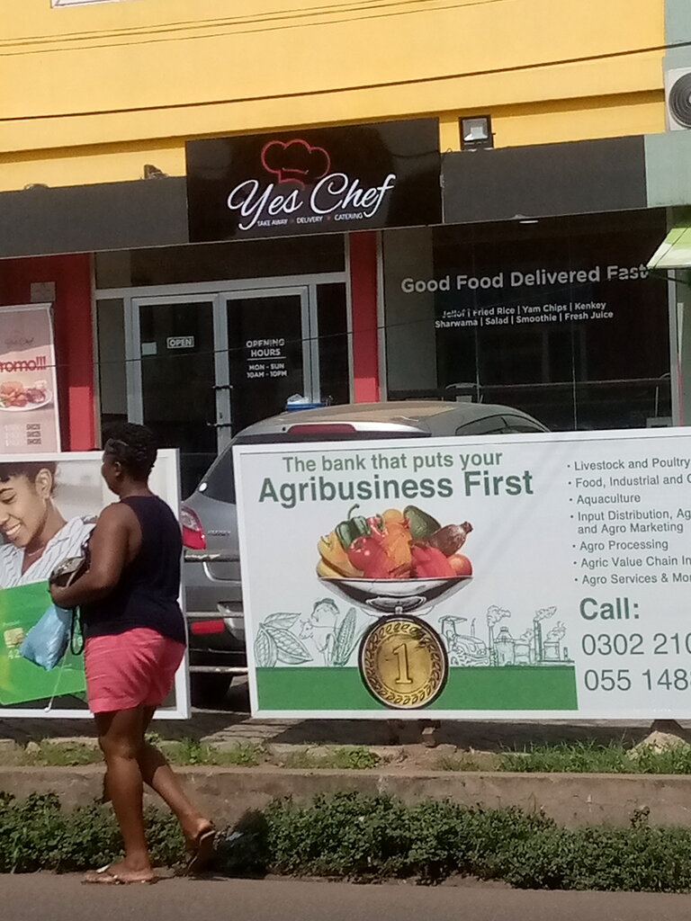 Fast food Yes chef, Accra, photo
