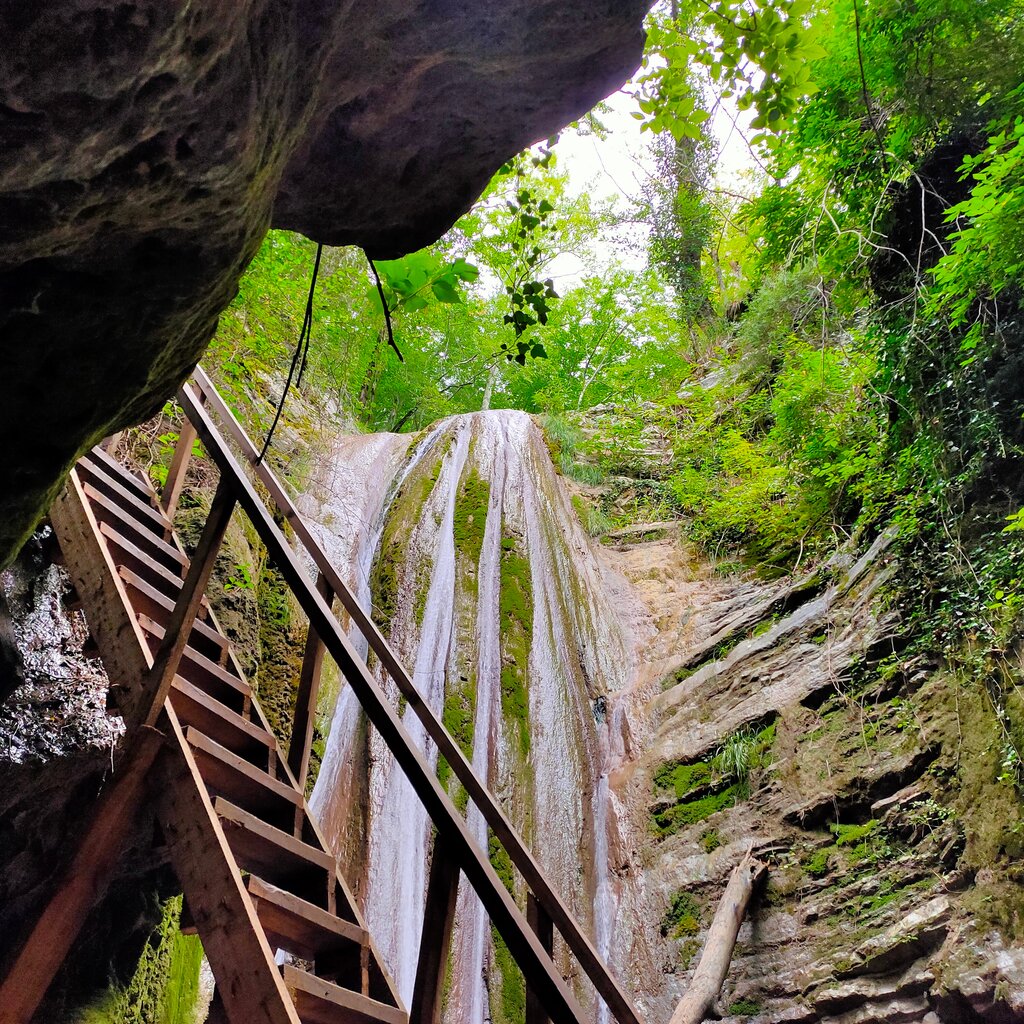 Waterfall Gebius Waterfalls, Krasnodar Krai, photo
