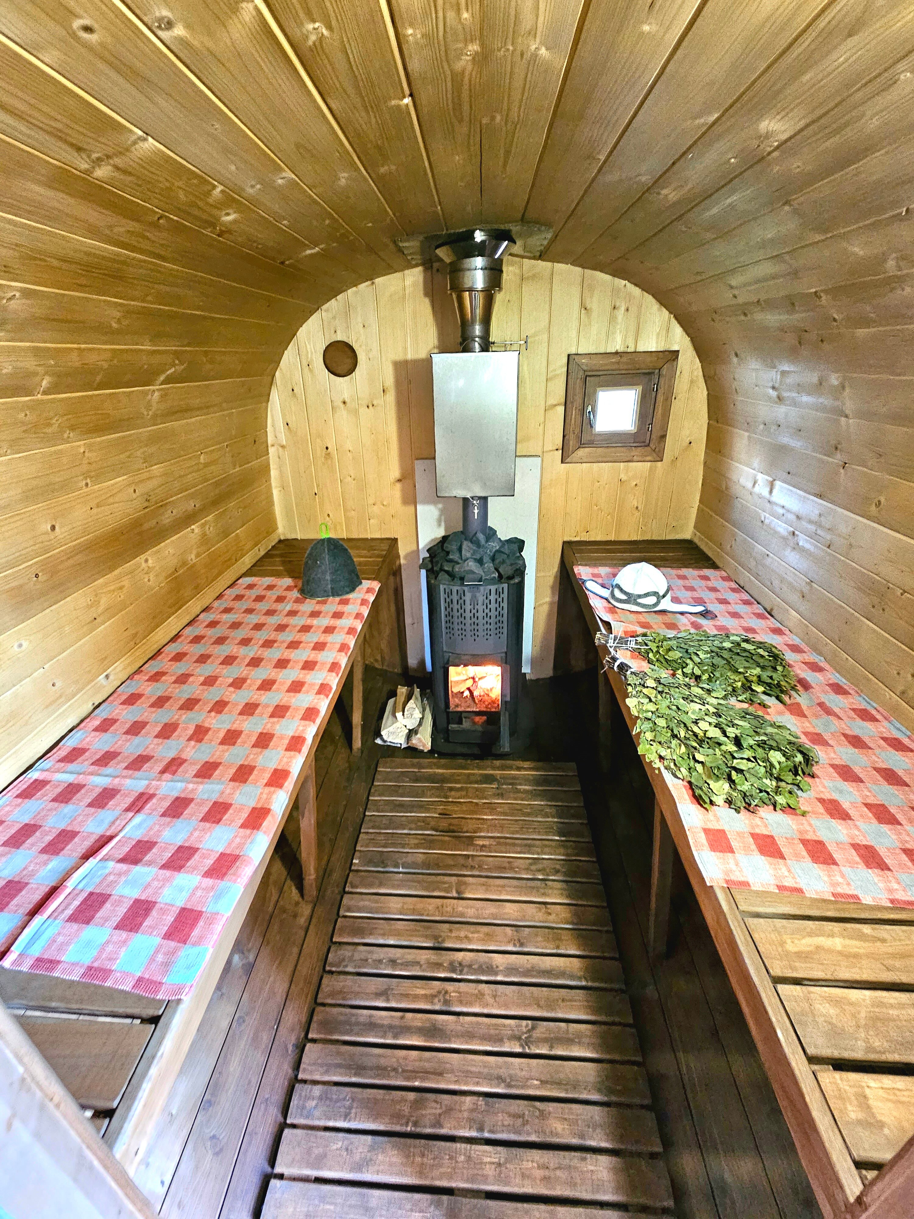 Фото Шалаш с банным чаном