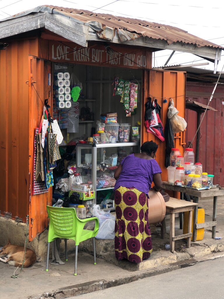 Grocery Love Man but Trust Only God, Accra, photo