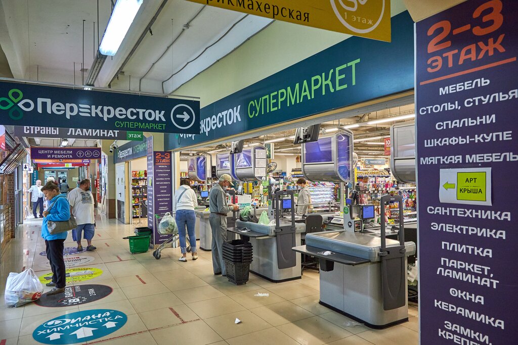 Supermarket Perekrestok, Moscow, photo