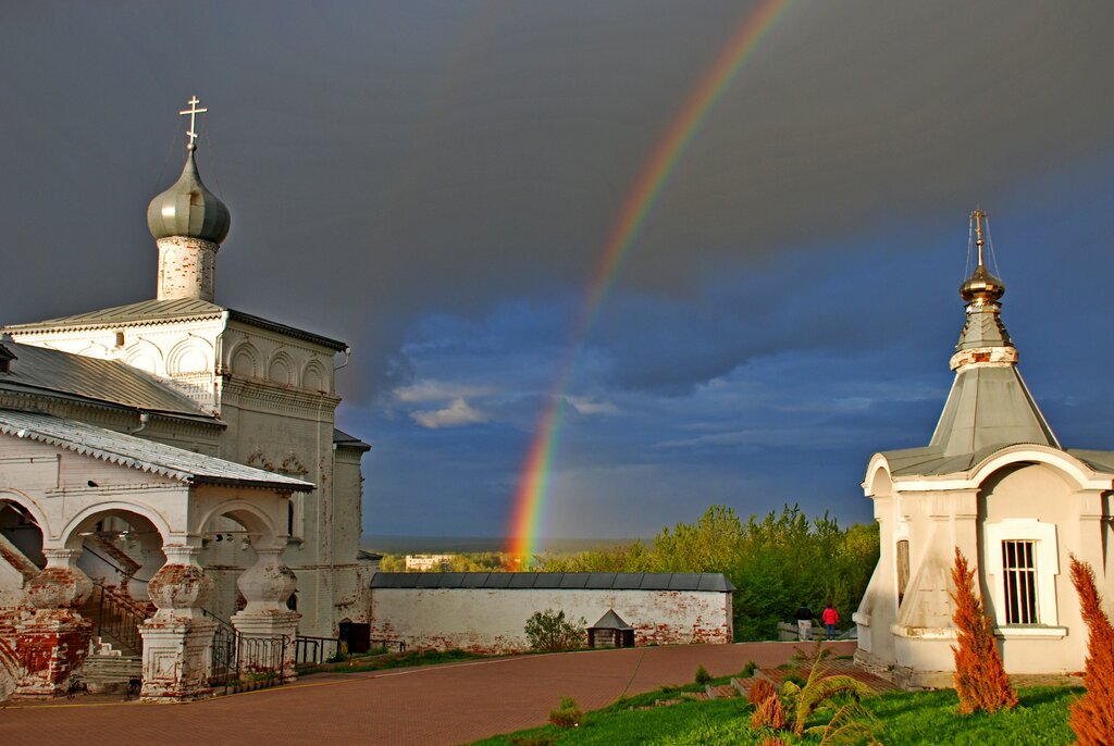 Chapel, memorial cross Часовня-усыпальница в Никольском Гороховецком монастыре, Gorohovec, photo