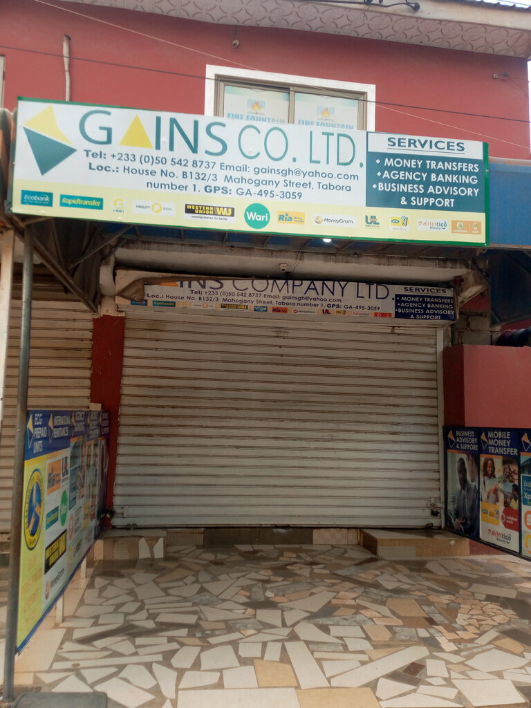 Money transfers Gainsco Company Ltd, Accra, photo