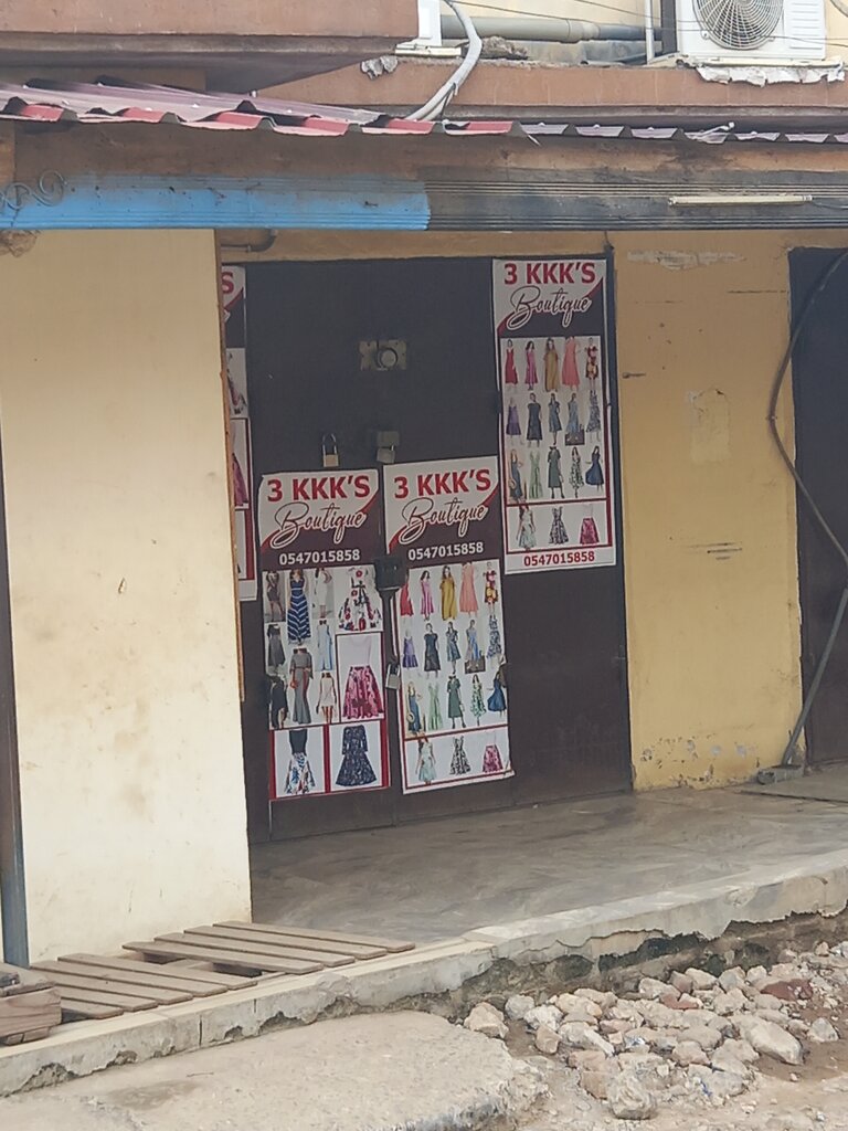 Clothing store 3 Kkks, Accra, photo