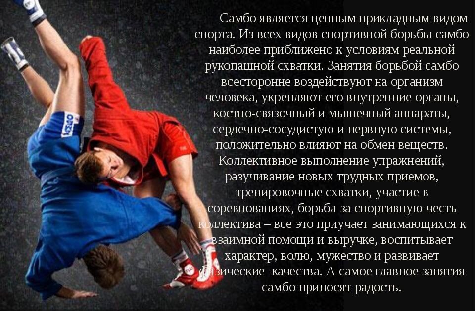 Презентация по теме самбо