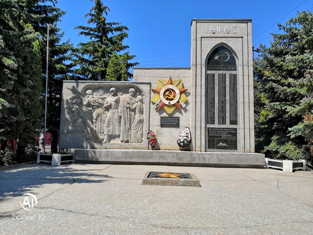 Monument, memorial Участникам Великой Ответственной войны, Karachay‑Cherkess Republic, photo