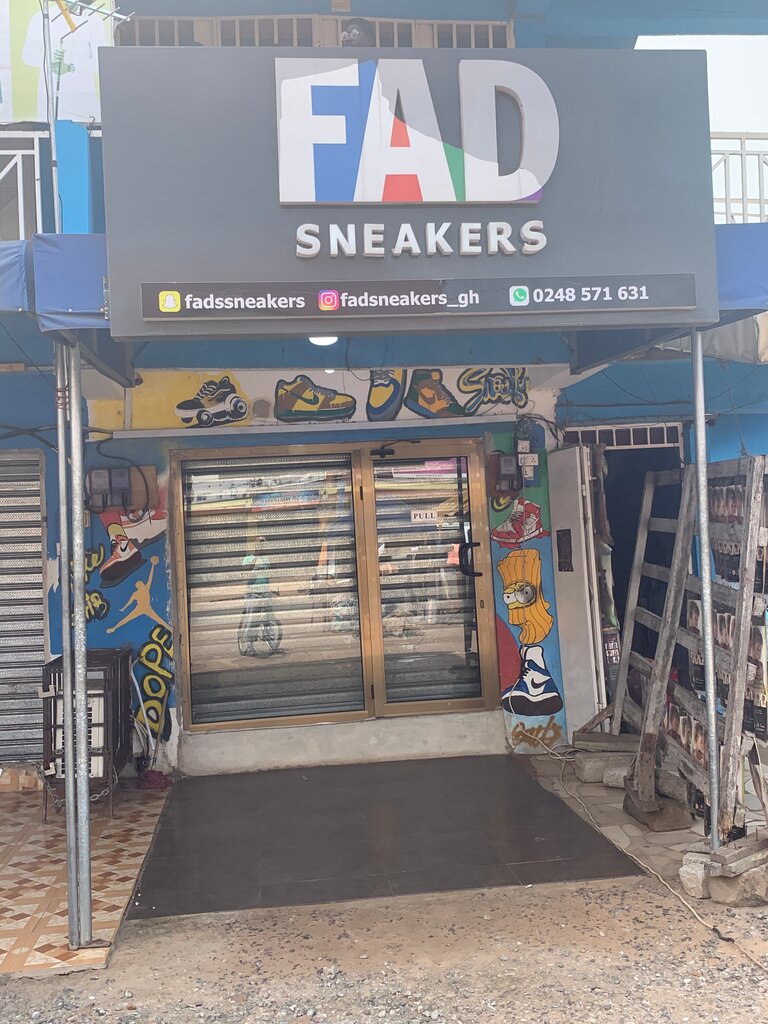 Shoe materials and accessories Fad sneakers, Accra, photo