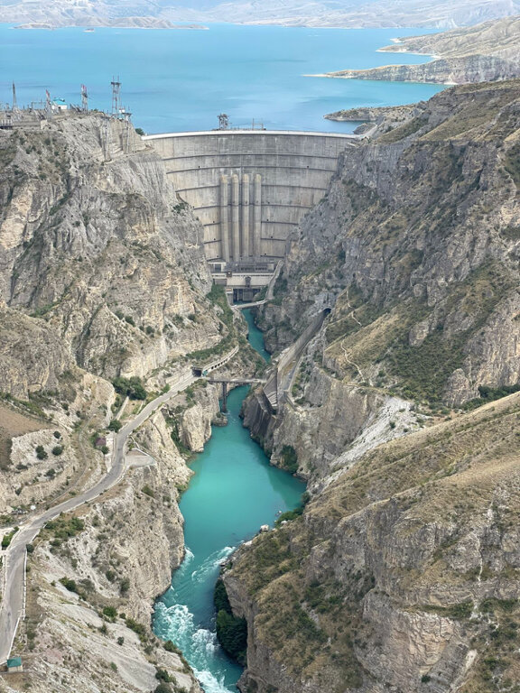 АЭС, ГЭС, ТЭС Чиркейская ГЭС, Республика Дагестан, фото