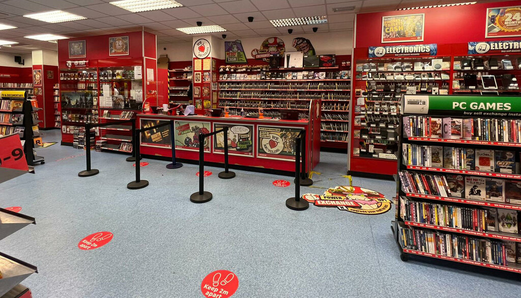 Mobile phone store CeX, England, photo