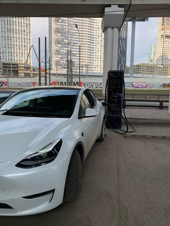 Electric car charging station Energy of Moscow, Moscow, photo
