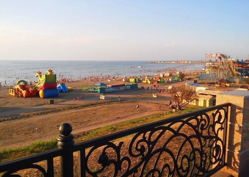 Пляж каменка в ейске фото