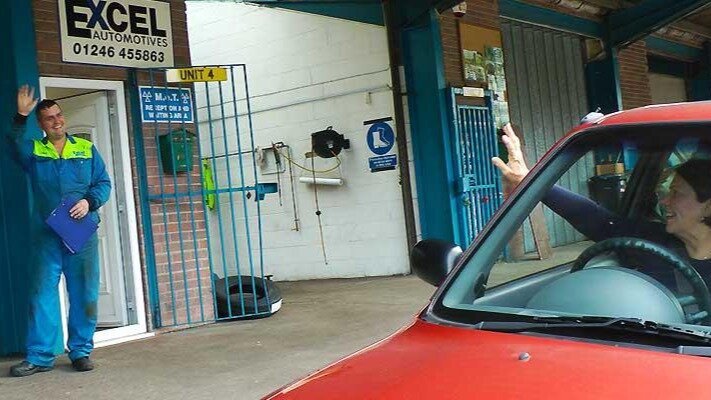 Tires and wheels Excel Automotives Ltd, England, photo