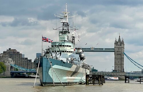 Müzeler ve sanat galerileri HMS Belfast, Londra, foto