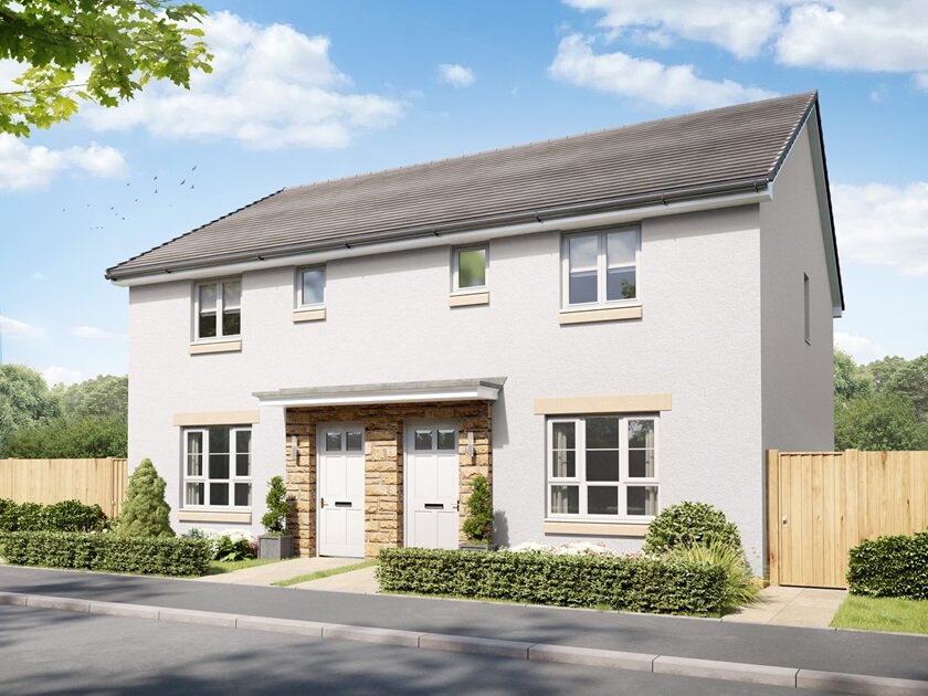 Land plots Barratt @ Jackton Hall, Scotland, photo