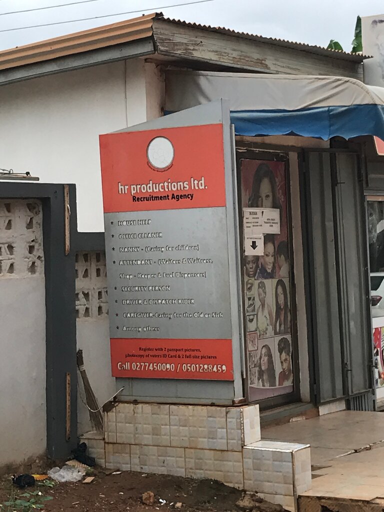 Recruitment agencies, vacancies HR productions Ltd, Accra, photo