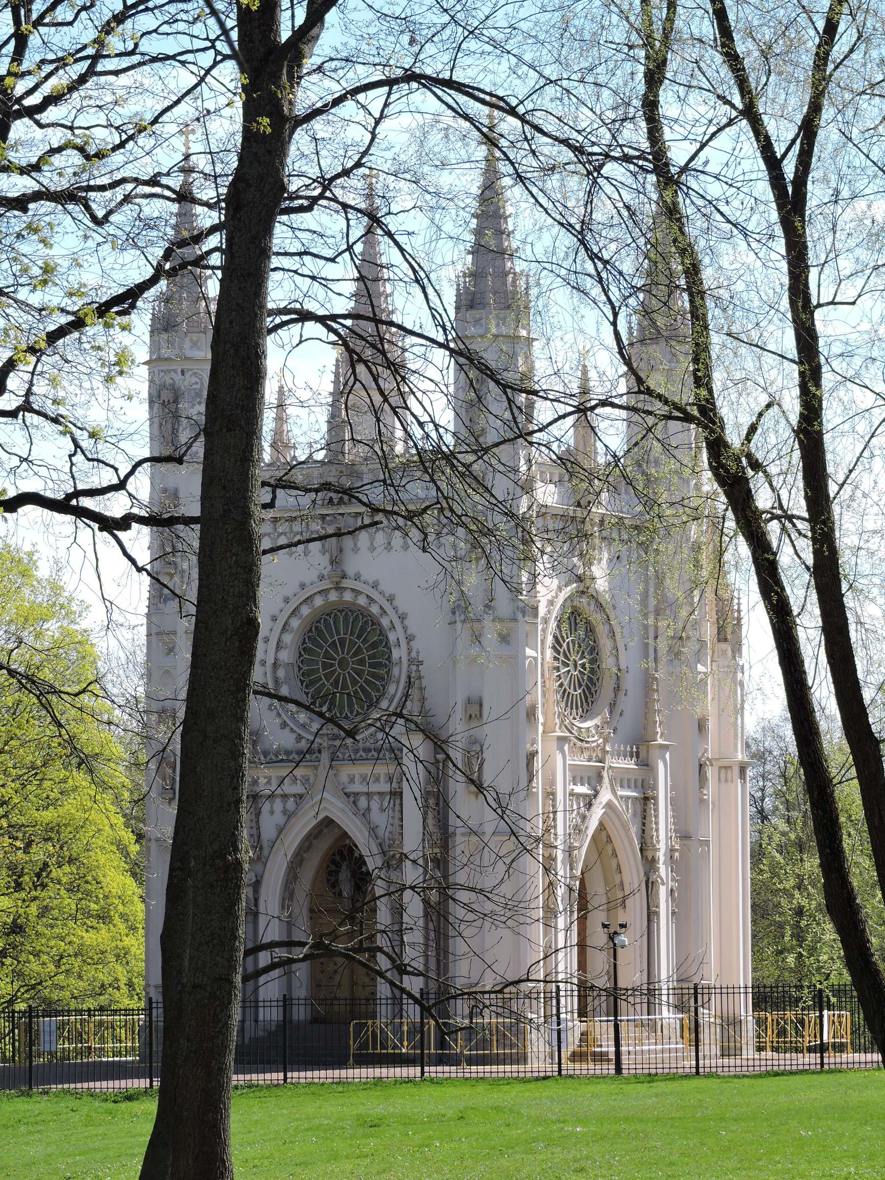 Gothic Chapel in Alexandria Park, Peterhof Photo by natalia_krasnova 2023 По Пит