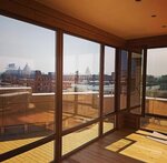 Юг (Narodny pereulok, 2/1), acristalamiento de balcones y logias