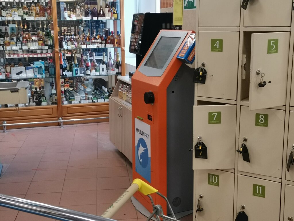 Payment terminal Marlinpay, Moscow, photo
