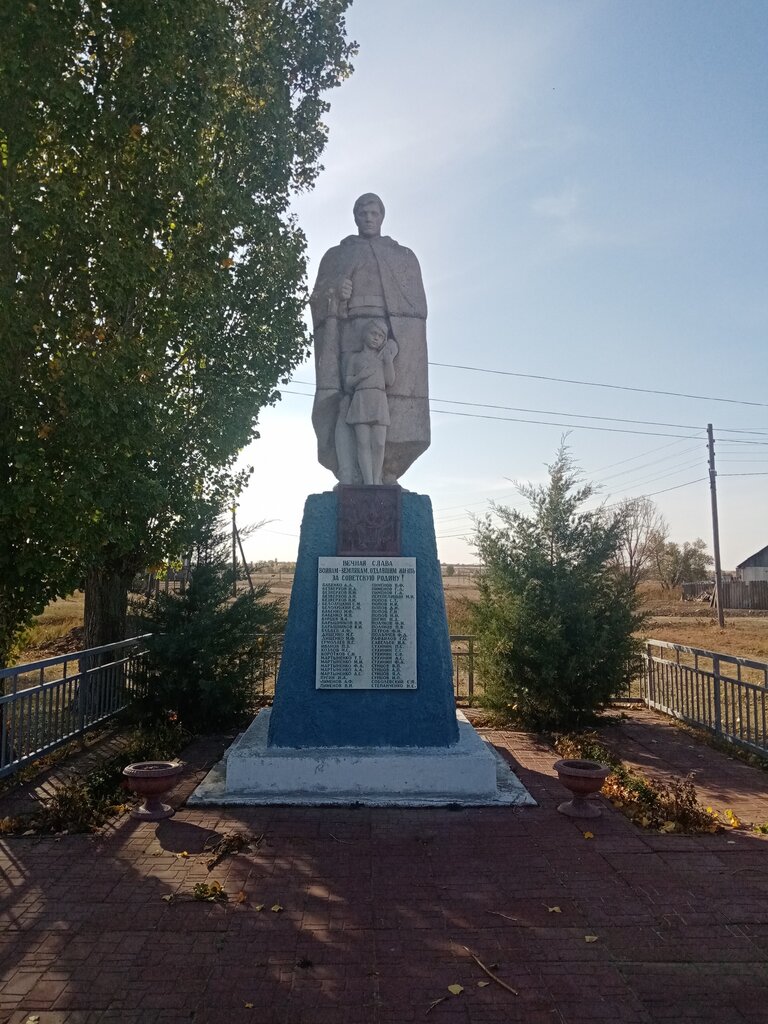 نصب تذكاري للحرب، مقبرة جماعية Воинам, павшим в Великой Отечественной войне ، مقاطعة فولغوغراد، صورة