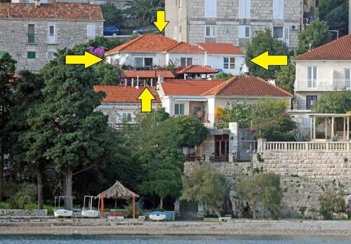 Гостиница Vedro - 50 m From sea - 1- Red в Корчуле