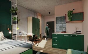 Гостиница BaseCamp Student Dortmund