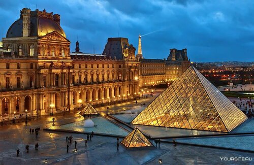 Müzeler ve sanat galerileri Louvre Müzesi, Paris, foto
