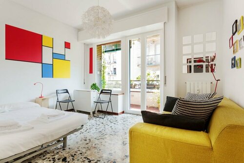 Mondrian Apartment in Milan