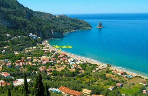 Гостиница Beachfront 2-bed Luxury Apartment - Agios Gordios, Corfu, Greece