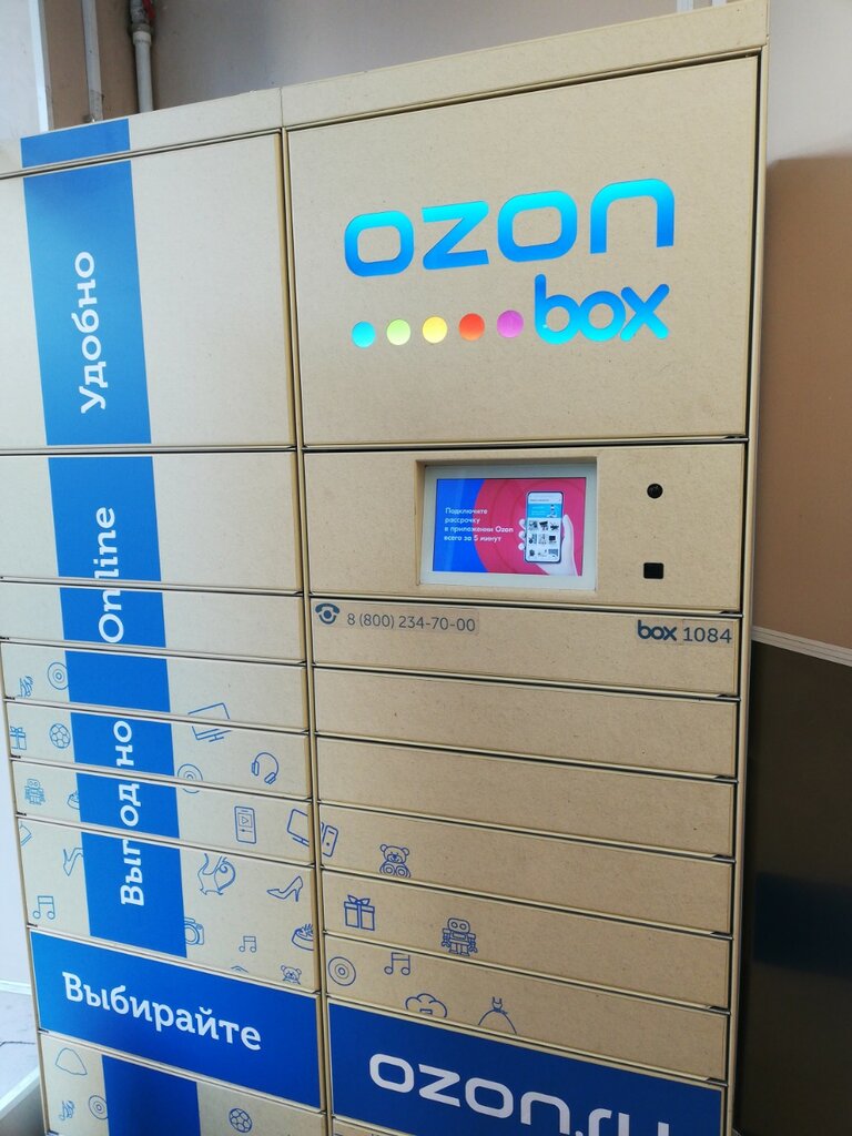 Parcel automat Ozon Box, Saint Petersburg, photo