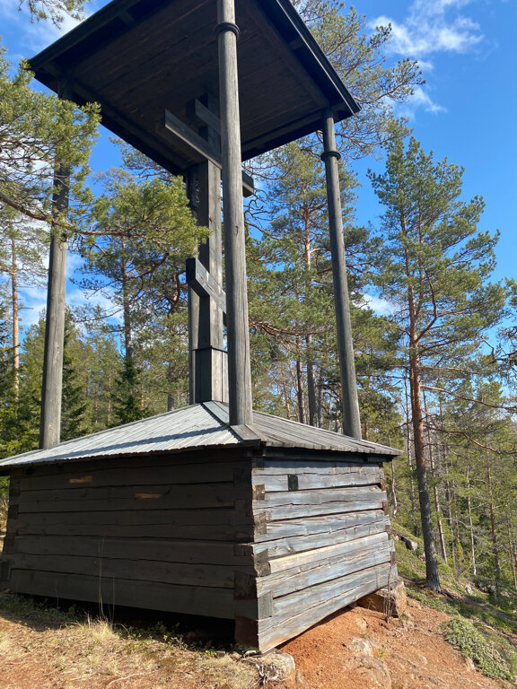 Chapel, memorial cross Поклонный крест, Republic of Karelia, photo
