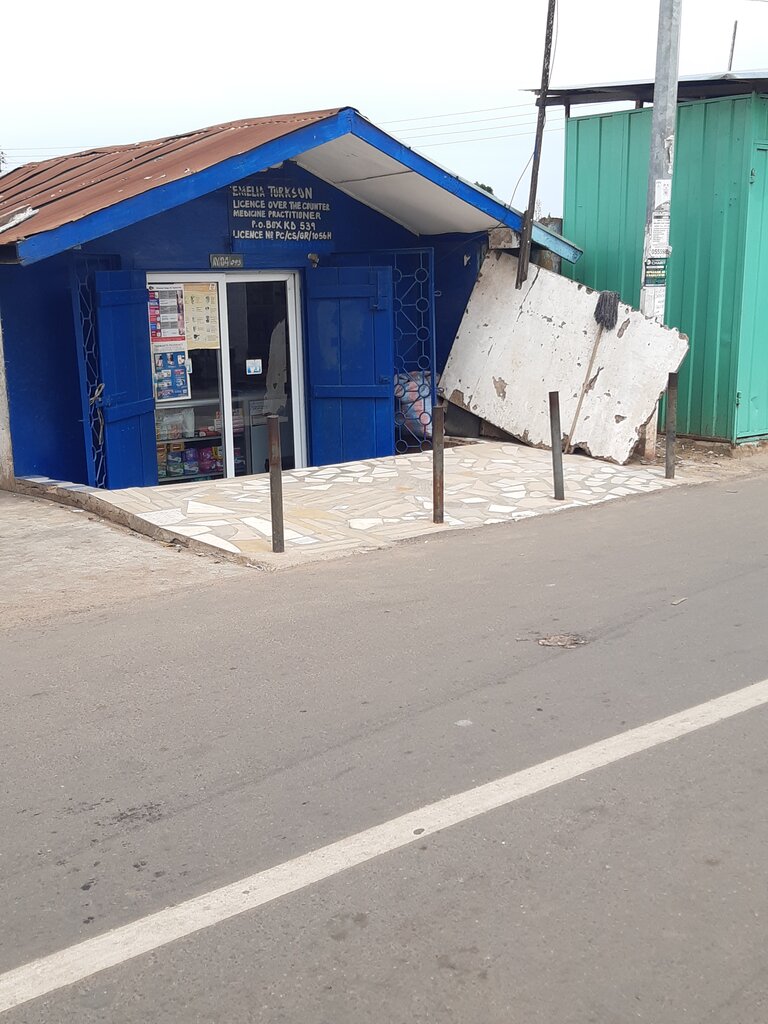 Pharmacy Emelia Turkson over the countermedicine p, Accra, photo