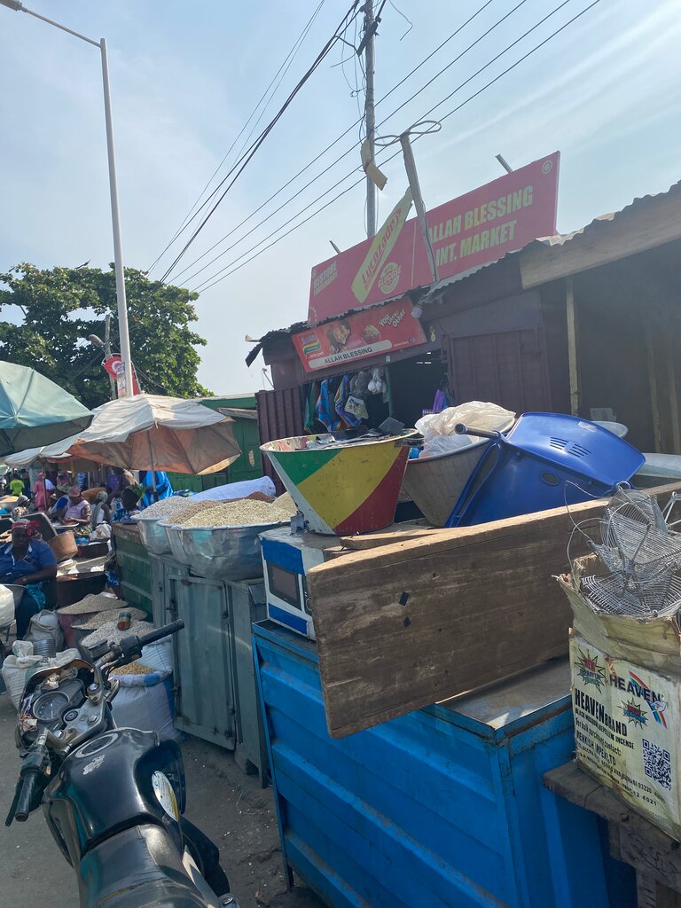 Food ingredients and spices Allah Blessing Int Market, Accra, photo