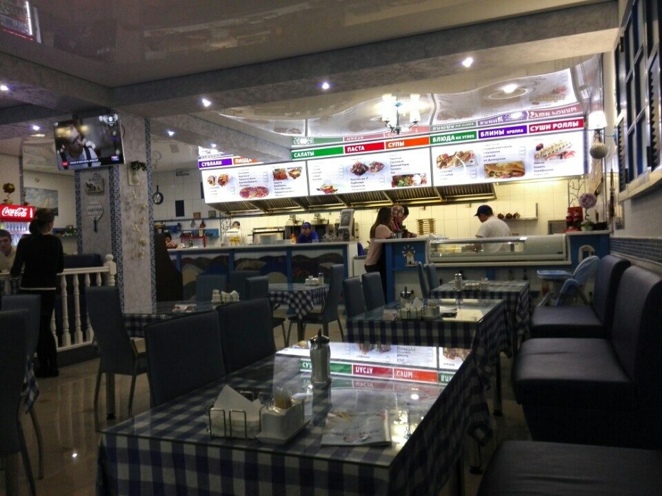 Panorama: Santorini, fast food, Sochi, Adler, Molokova Street, 30к2 - Yandex Map
